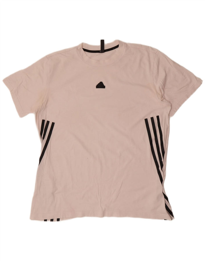 Adidas T-Shirt Homme Haut Large Blanc
