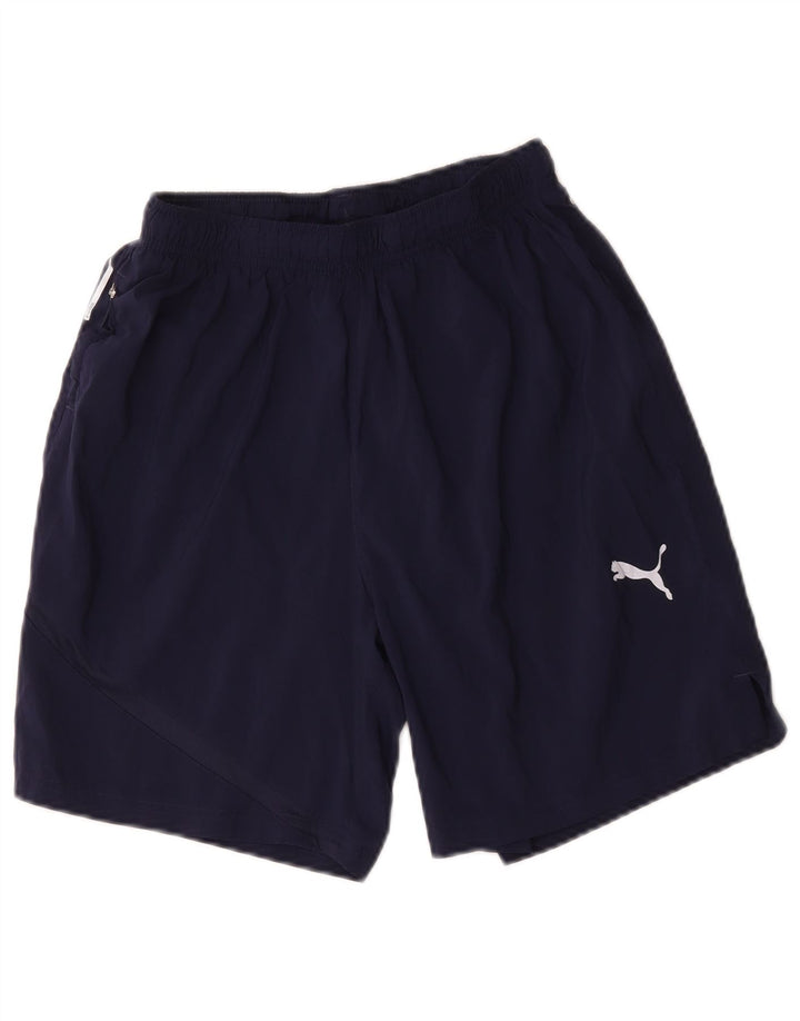 Puma Herren Sportshorts Medium Marineblau Polyester