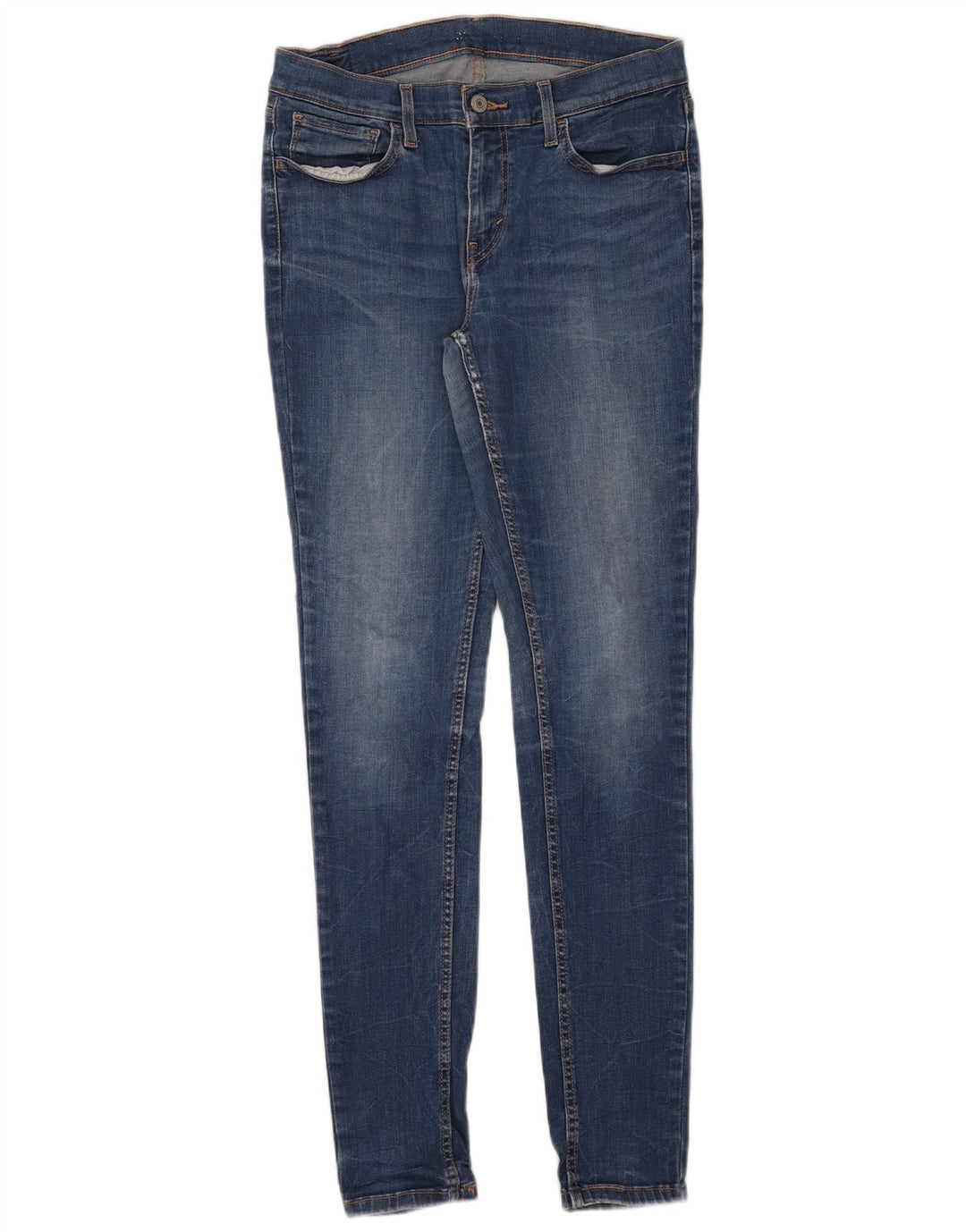 Levi's Womens Skinny Jeans W31 L32 Blue Cotton