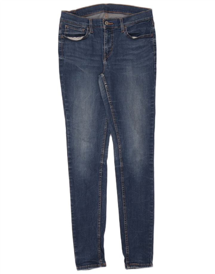 Levi's Womens Skinny Jeans W31 L32 Blue Cotton