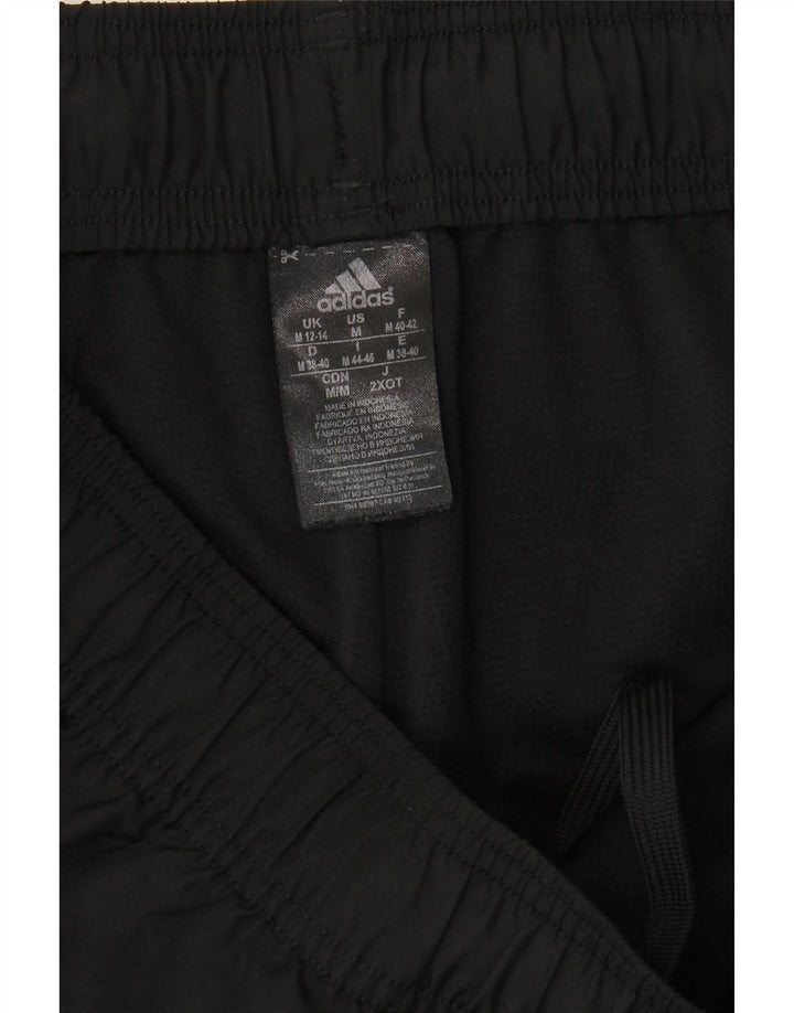 ADIDAS Womens Climalite Tracksuit Trousers UK 12/14 Medium Black Polyester