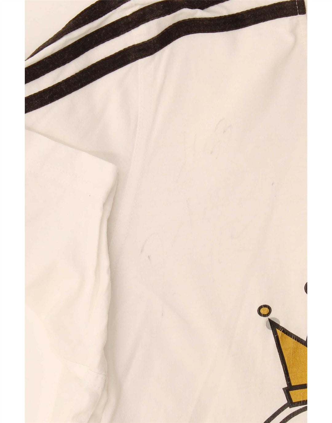 Adidas Mens Graphic T-Shirt Top UK40/42 Medium White Cotton