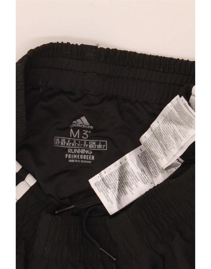 Adidas Womens Primegreen Sport Shorts UK 14 Medium Black Polyester