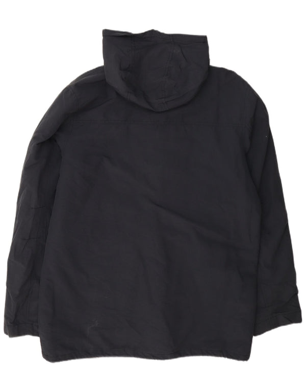 Penguin Mens Hooded Windbreaker Jacket UK 40 Large Navy Blue