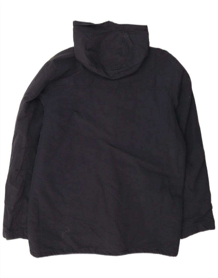 Penguin Mens Hooded Windbreaker Jacket UK 40 Large Navy Blue