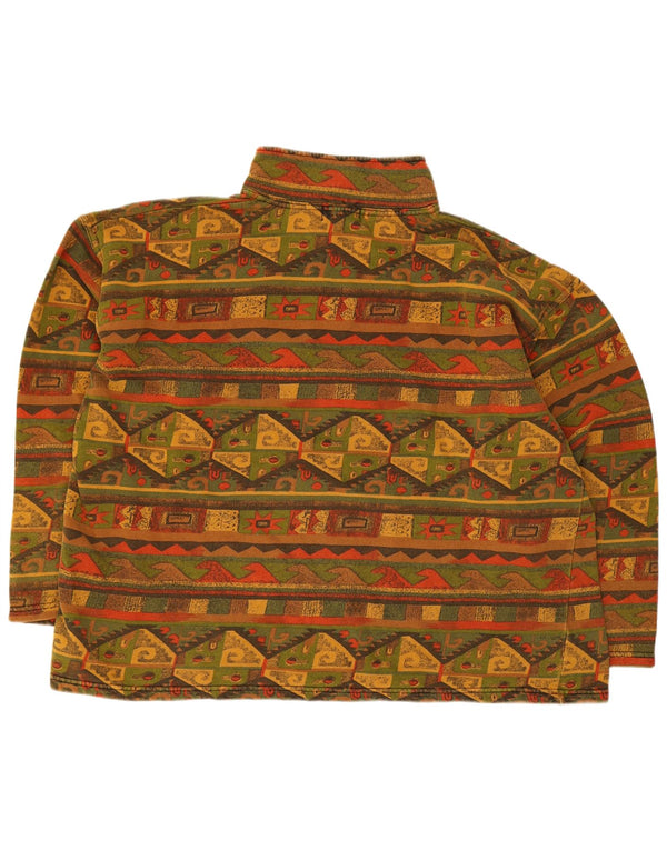 Vintage Womens Oversized Sweatshirt Jumper UK 16 Large Multicoloured
