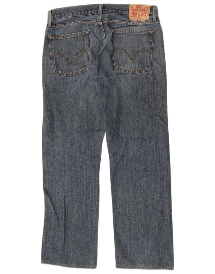 Levi's Mens 514 Straight Jeans W36 L31 Blue Cotton