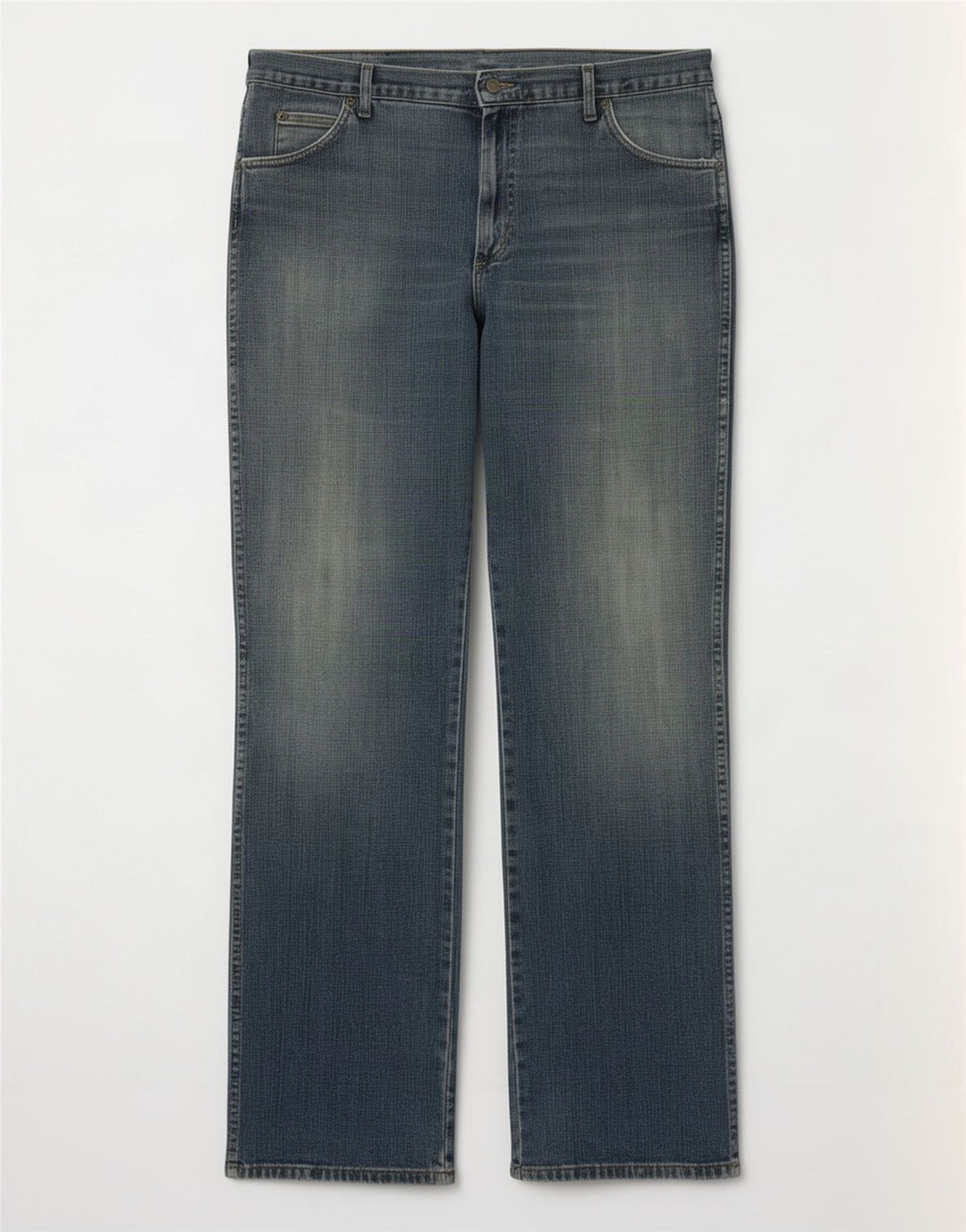 Wrangler Mens Bootcut Jeans W38 L34 Azul Algodão