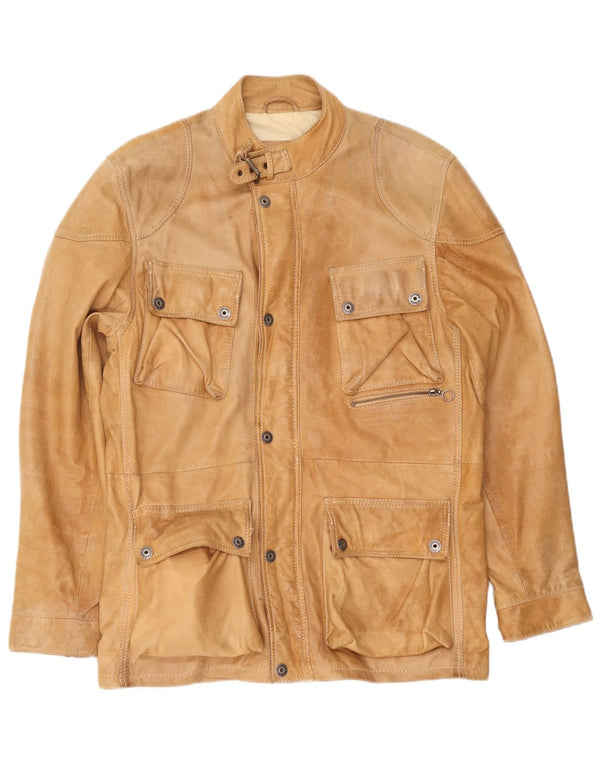 Gipsy Herre Læderjakke UK 38 Medium Brun