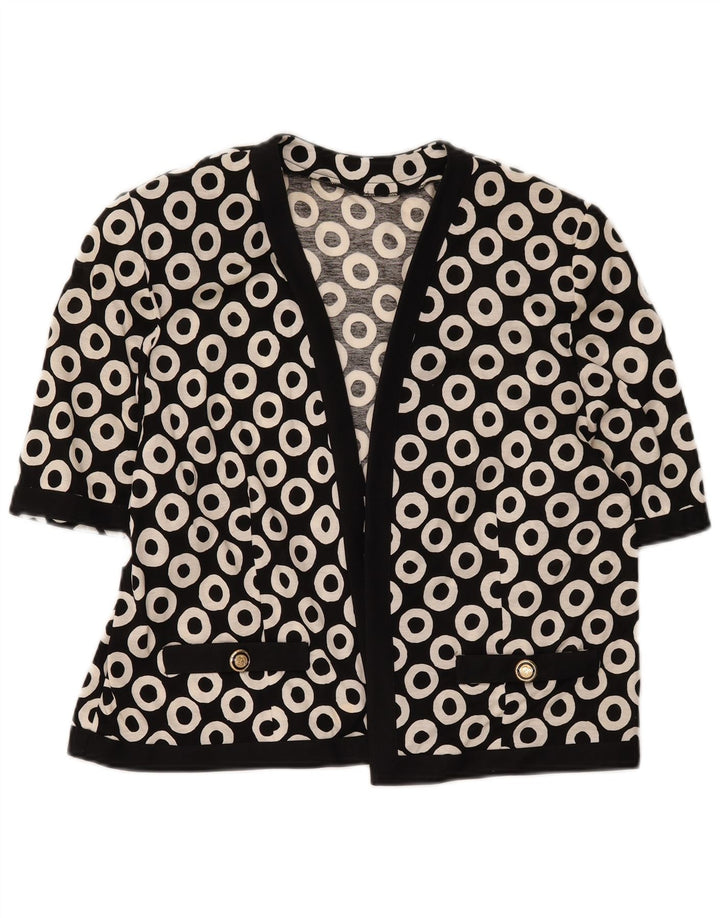 Vintage Womens 2 Piece Set UK 16 Large Black Geometric