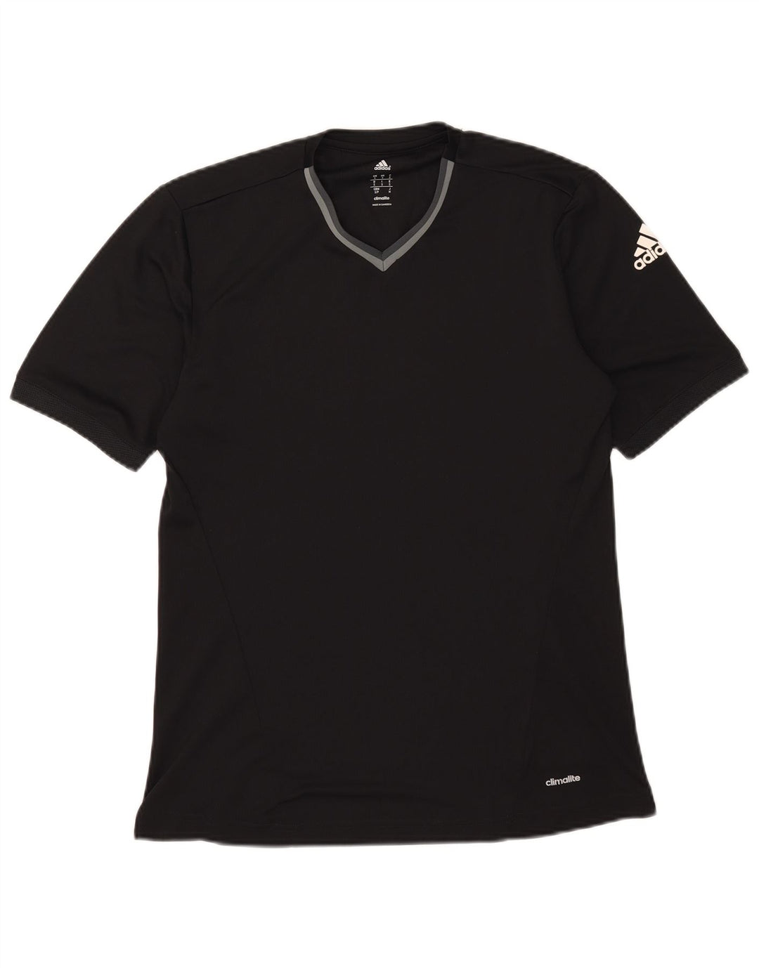 Adidas Herren Climalite T-Shirt Top Small Schwarz Polyester