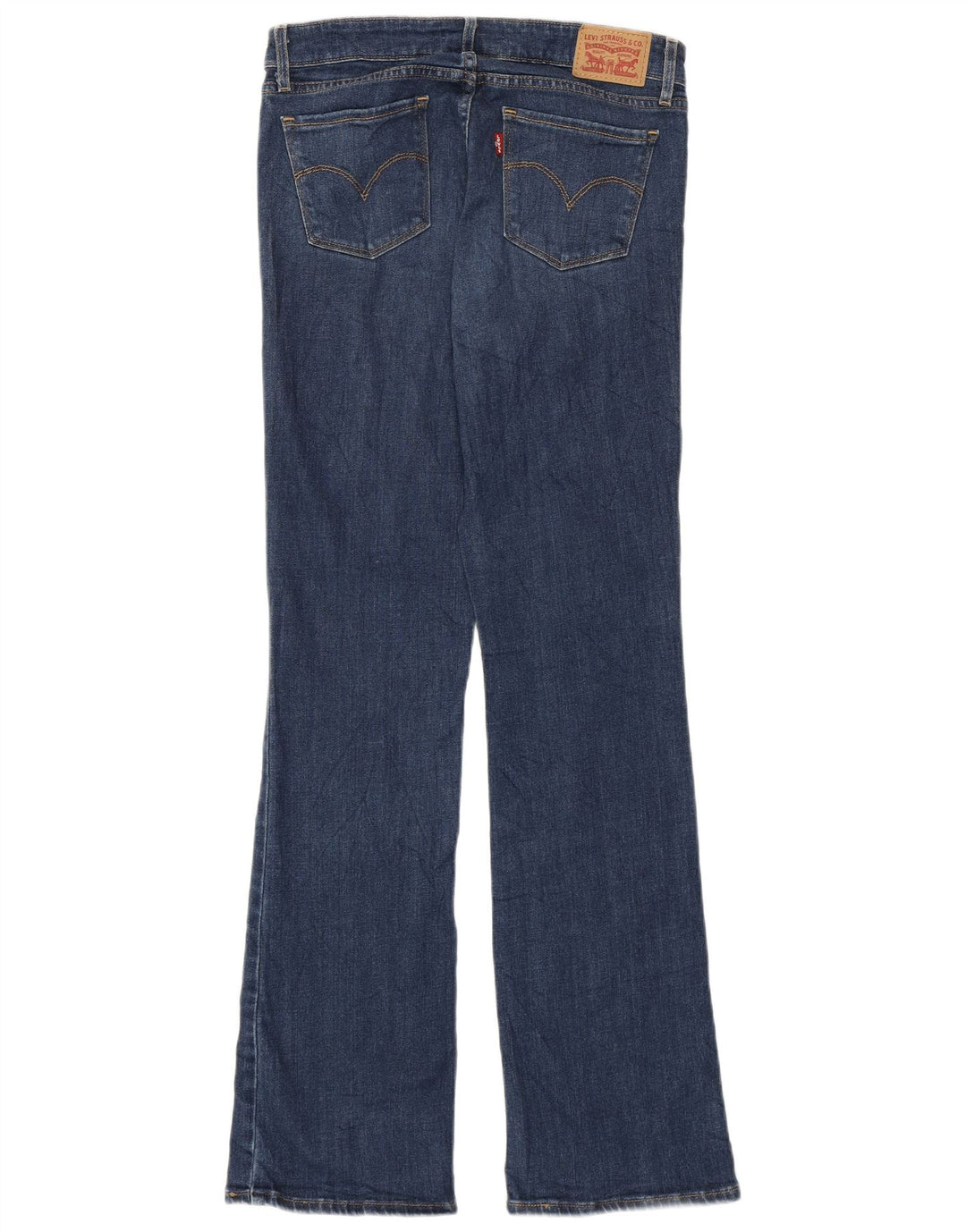 Levi's Womens 715 Bootcut Jeans W28 L32 Navy Blue Cotton