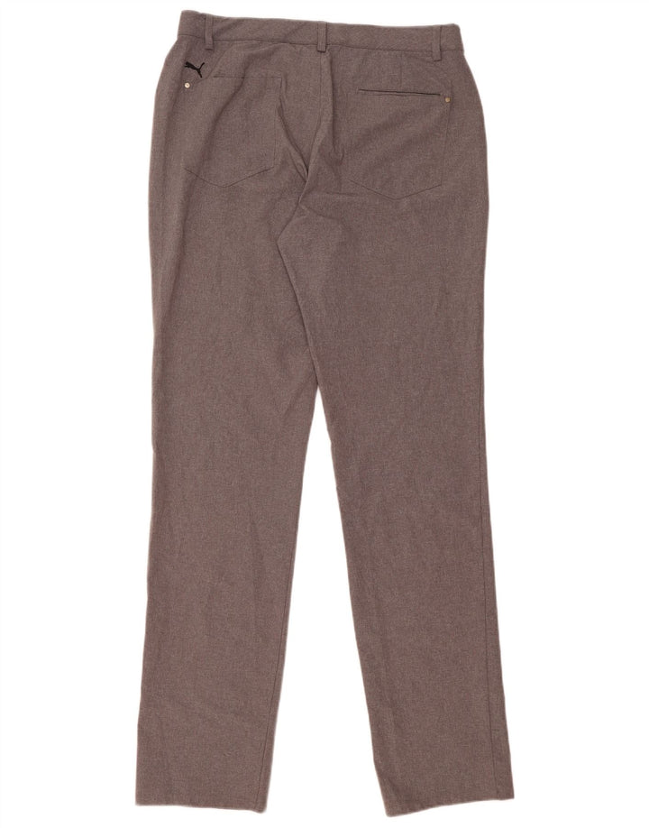 Puma Herren Slim Freizeithose W34 L36 Grau Polyester