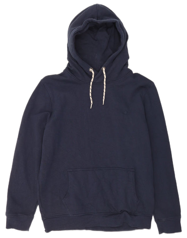 Fat Face Mens Hoodie Jumper Medium Navy Blue Cotton