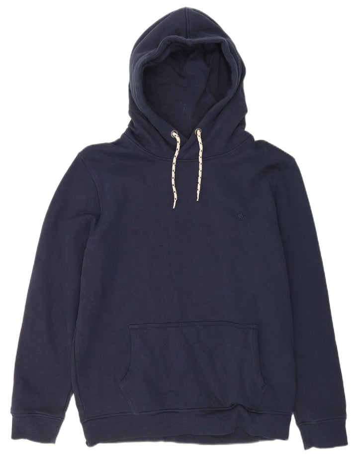 Fat Face Mens Hoodie Jumper Medium Navy Blue Cotton