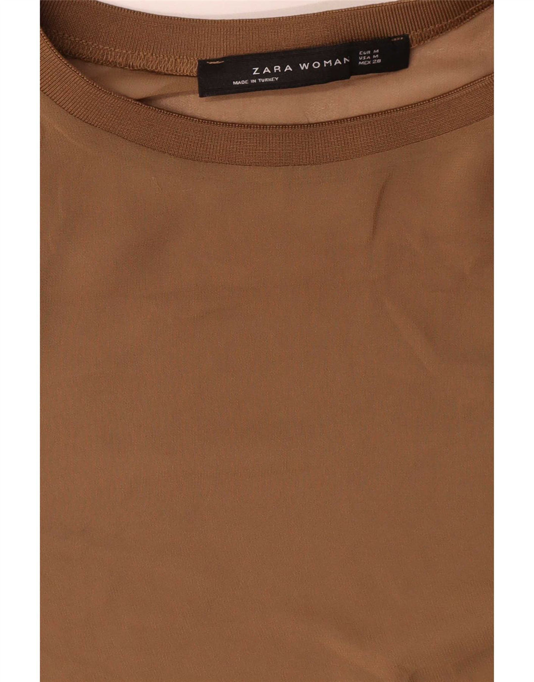 Zara Womens Maxi Dress UK 14 Medium Beige
