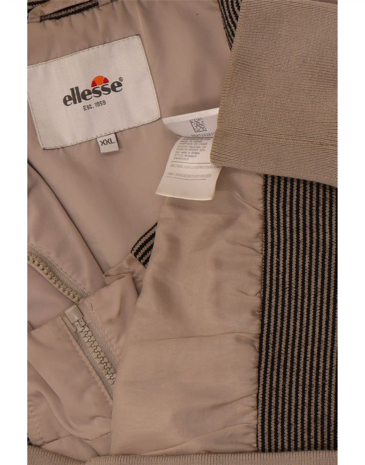 Ellesse Womens Bomber Jacket UK 20 2XL Grå Polyester