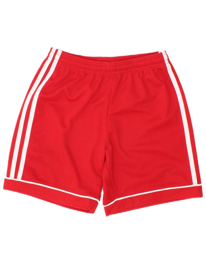 Adidas Boys Climalite Sportshorts 9-10 År Rød Polyester