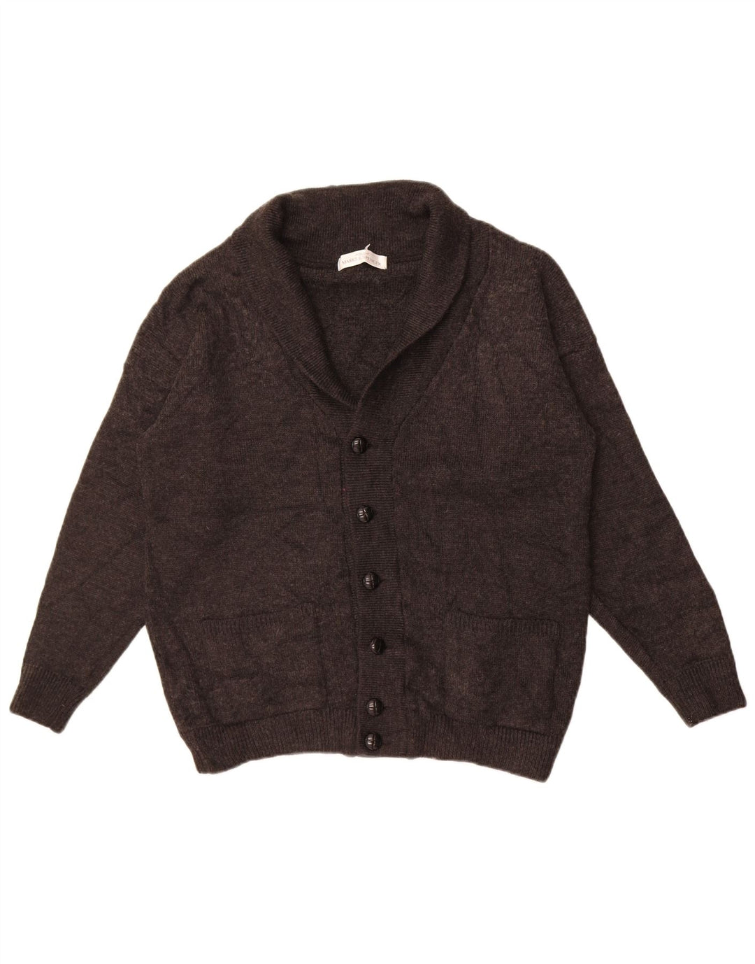 Marks & Spencer Suéter tipo cárdigan para niños 12-13 años Lana gris medio