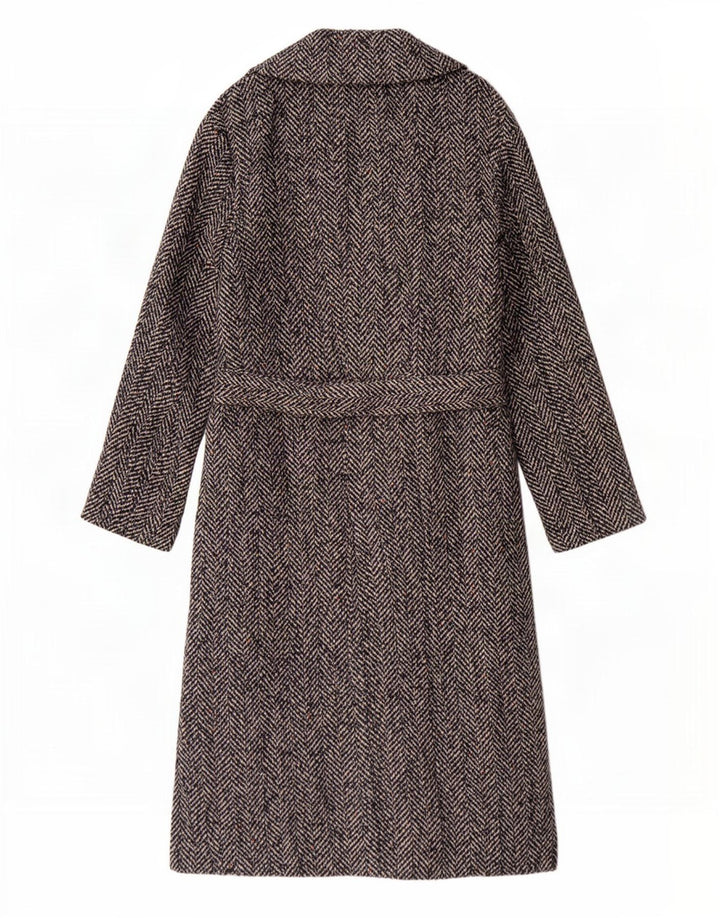 Topshop Γυναικείο Oversized Πανωφόρι UK 8 Μικρό Μαύρο Ψαροκόκκαλο