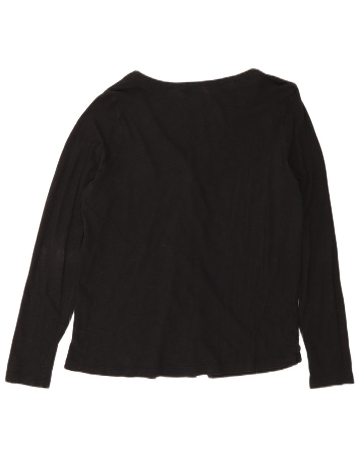 FAT FACE Dameskjortebluse UK 16 Large Black