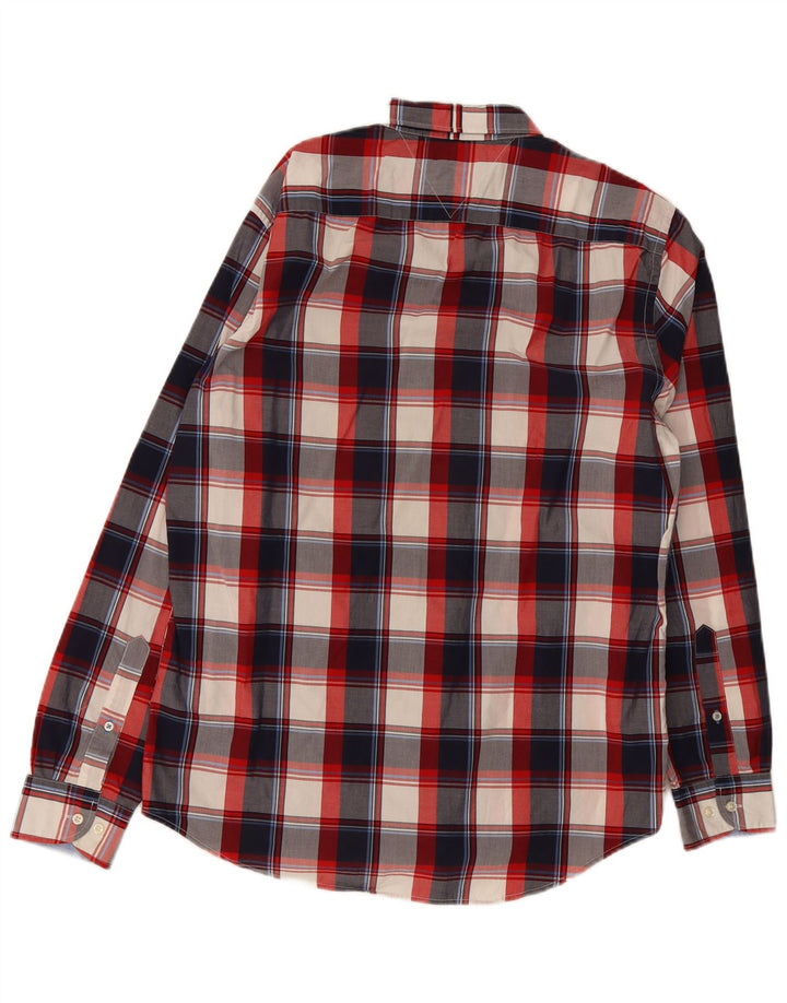 Camisa Tommy Hilfiger Regular Fit de algodón a cuadros multicolor mediano para hombre