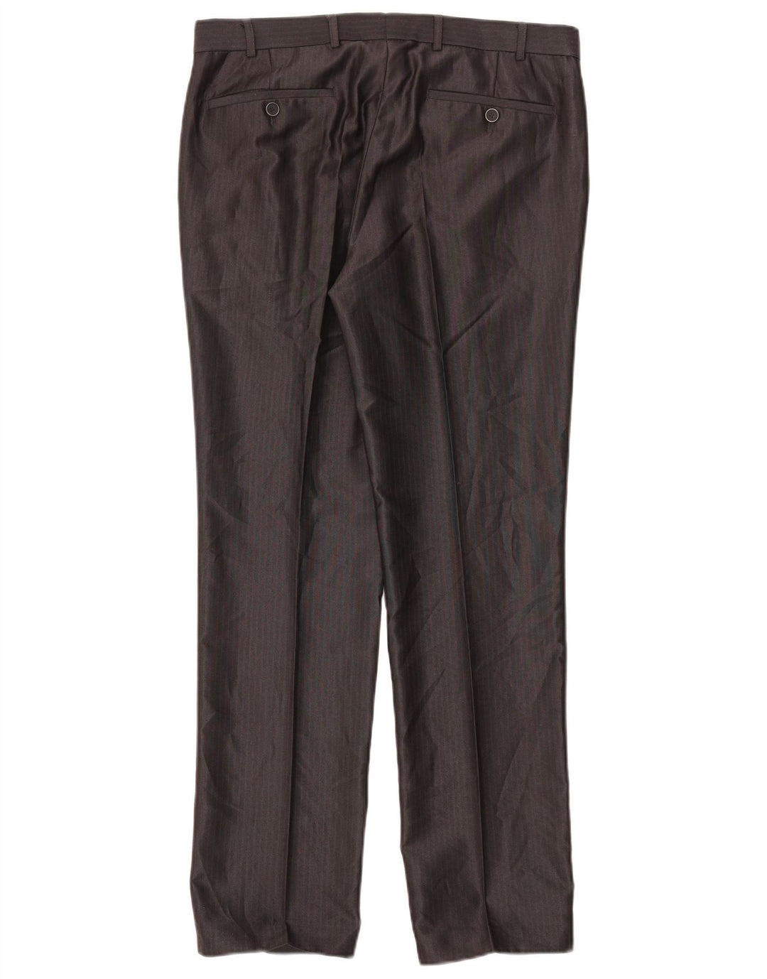 Angelo Litrico Mens Suit Trousers IT 48 Medium W34 L30 Grey Pinstripe