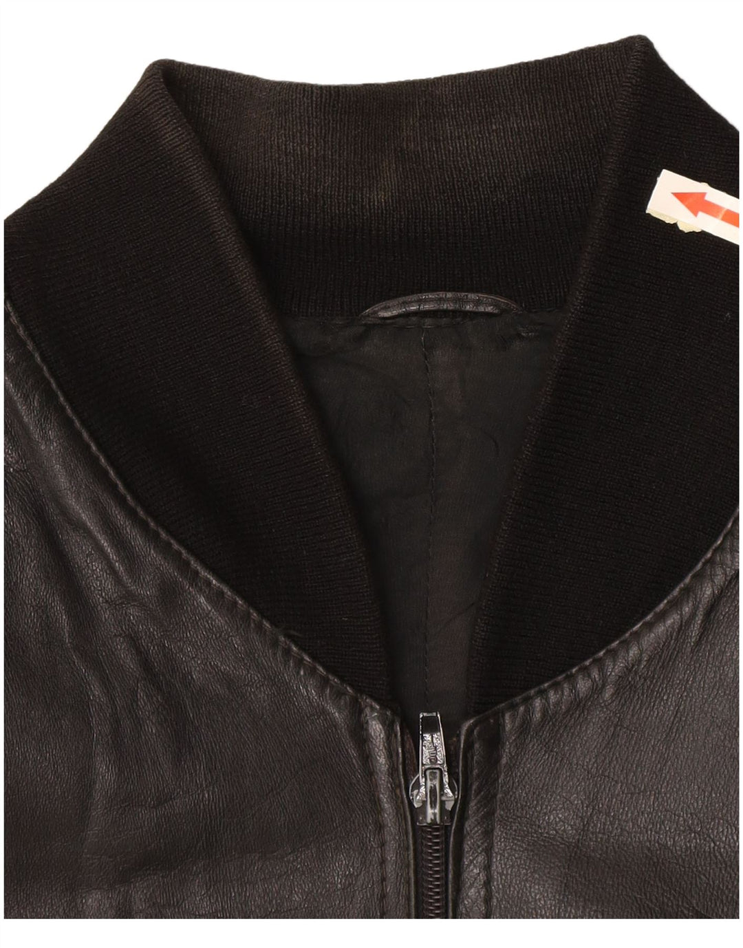 Vintage Mens Leather Jacket UK 40 Large Black