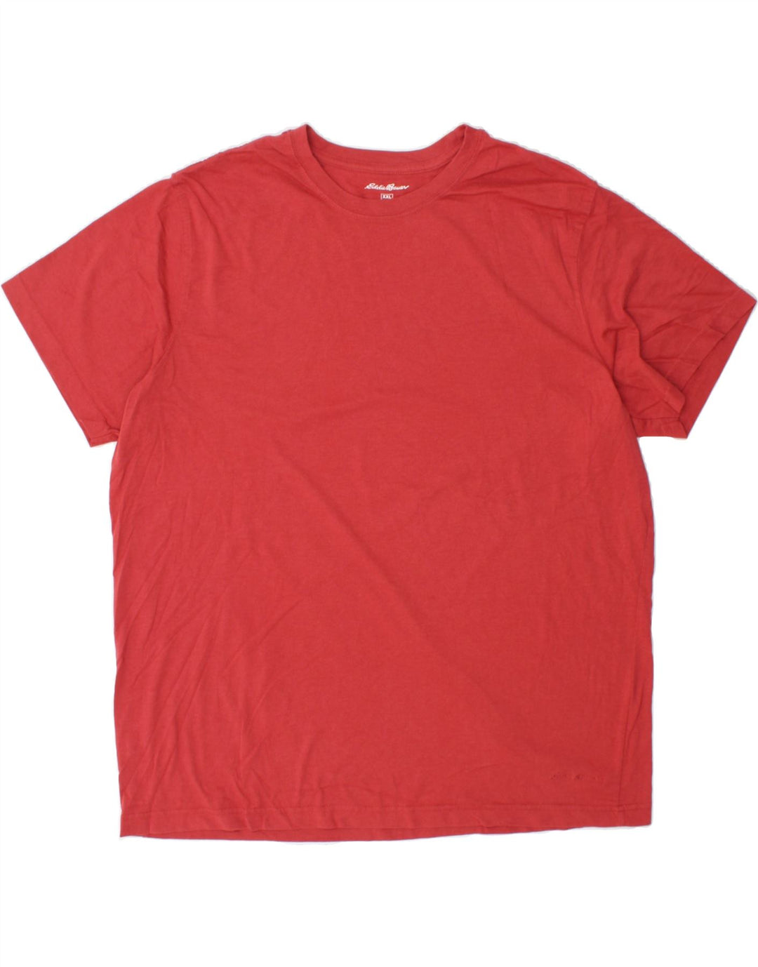 EDDIE BAUER Mens T-Shirt Top 2XL Red Cotton Vintage Eddie Bauer and Second-Hand Eddie Bauer from Messina Hembry 