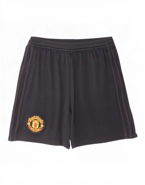 Adidas Boys Manchester United sport rövidnadrág 11-12 éves fekete poliészter