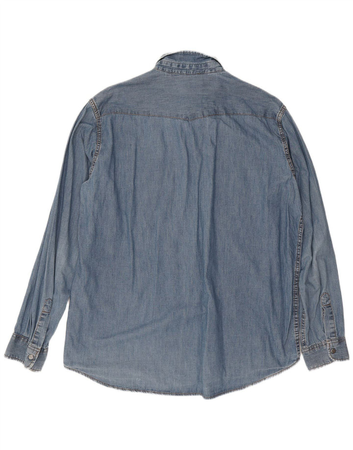 Carrera denimskjorte til mænd 2XL blå bomuld