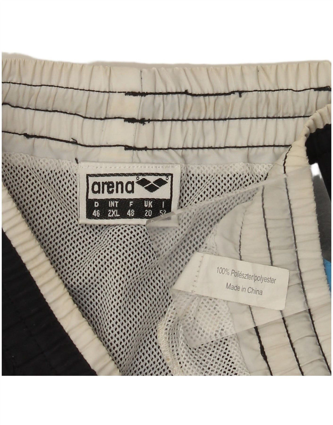 Arena Womens Sport Shorts UK 20 2XL Navy Blue Polyester