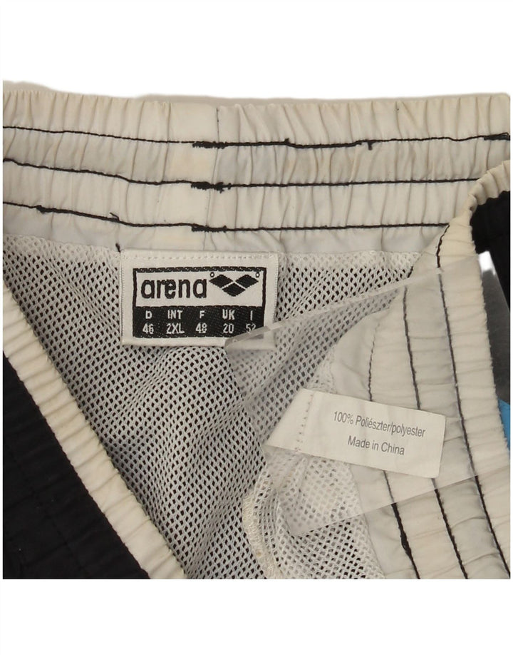 Arena Womens Sport Shorts UK 20 2XL Navy Blue Polyester