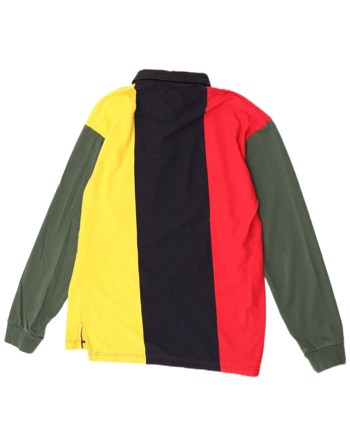 Karl Kani Mens Graphic Polo Shirt Large Multicoloured Colourblock