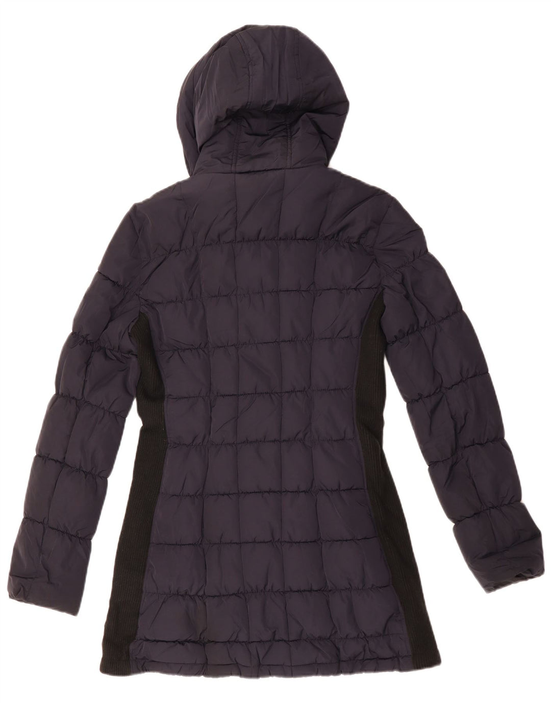 CALVIN KLEIN Womens Oversized Padded Coat UK 10 Small Navy Blue