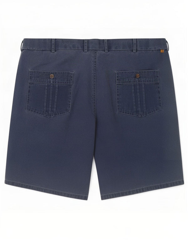 Farah Herren Chinoshorts W38 XL Blau Polyester