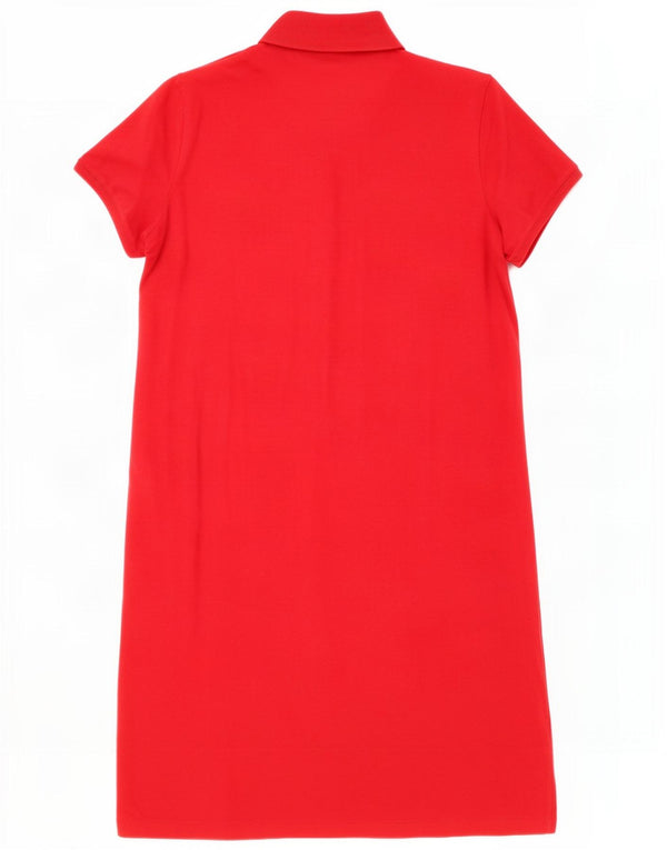U.S. Polo Assn. Womens Polo Dress UK 14 Large Red Cotton