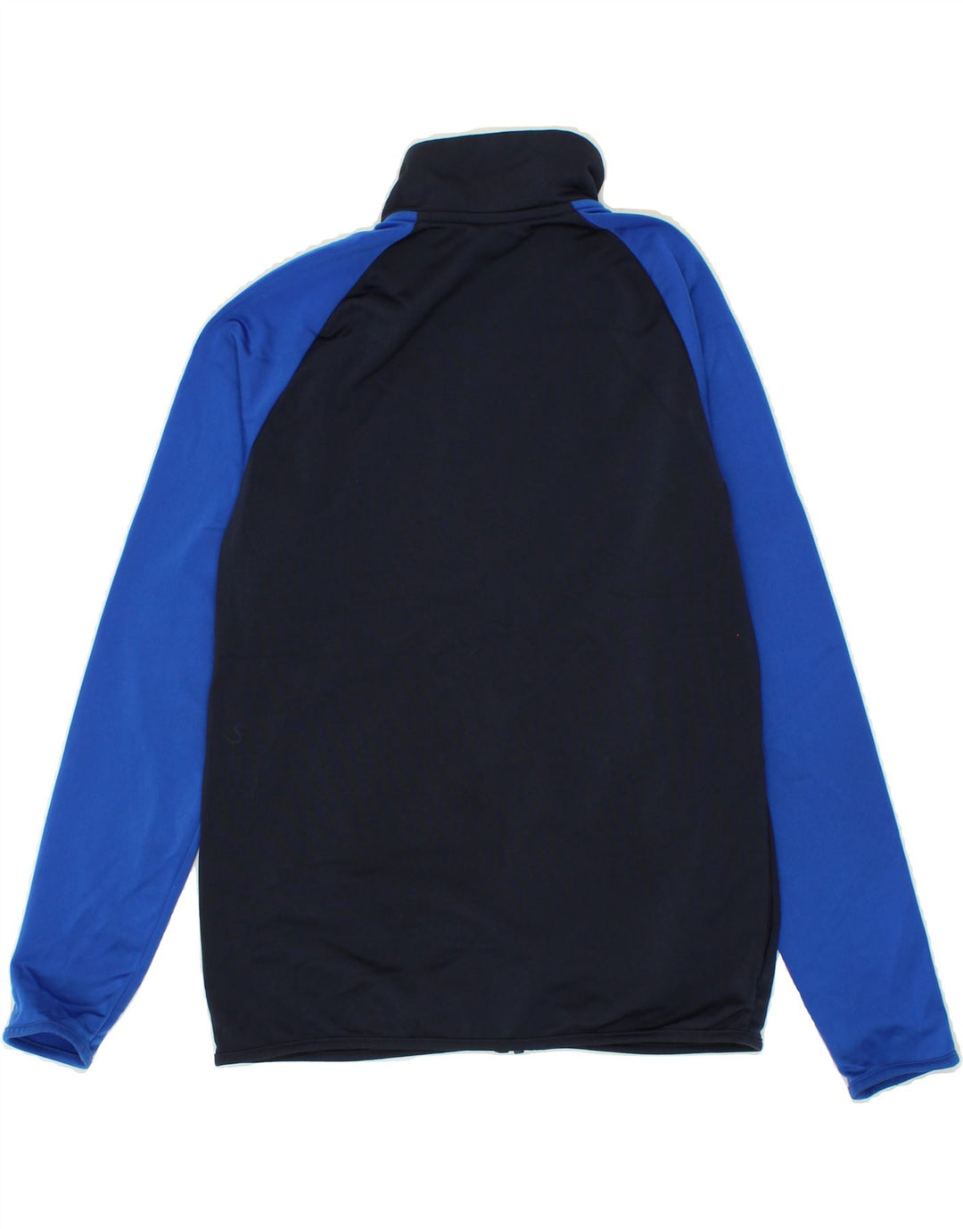 ADIDAS Boys Tracksuit Top Jacket 11-12 Years Navy Blue Colourblock Vintage Adidas and Second-Hand Adidas from Messina Hembry 