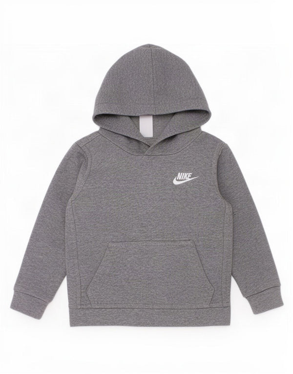 Nike Jersey con capucha para niños de 2 a 3 años, algodón moteado gris