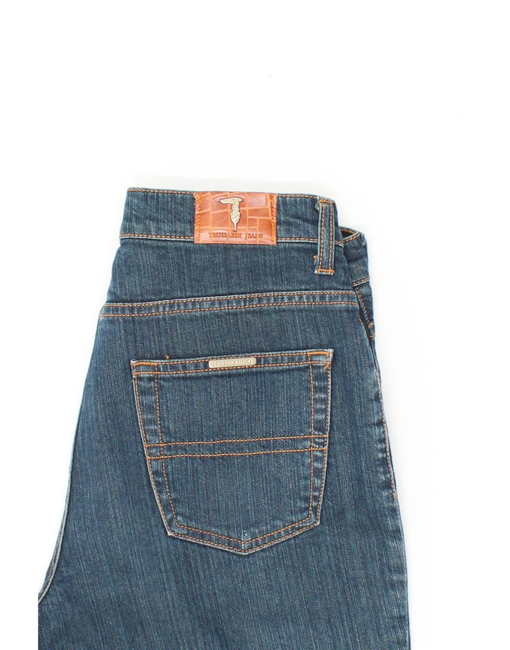 TRUSSARDI Womens Bootcut Jeans W25 L29  Blue Cotton Vintage Trussardi and Second-Hand Trussardi from Messina Hembry 