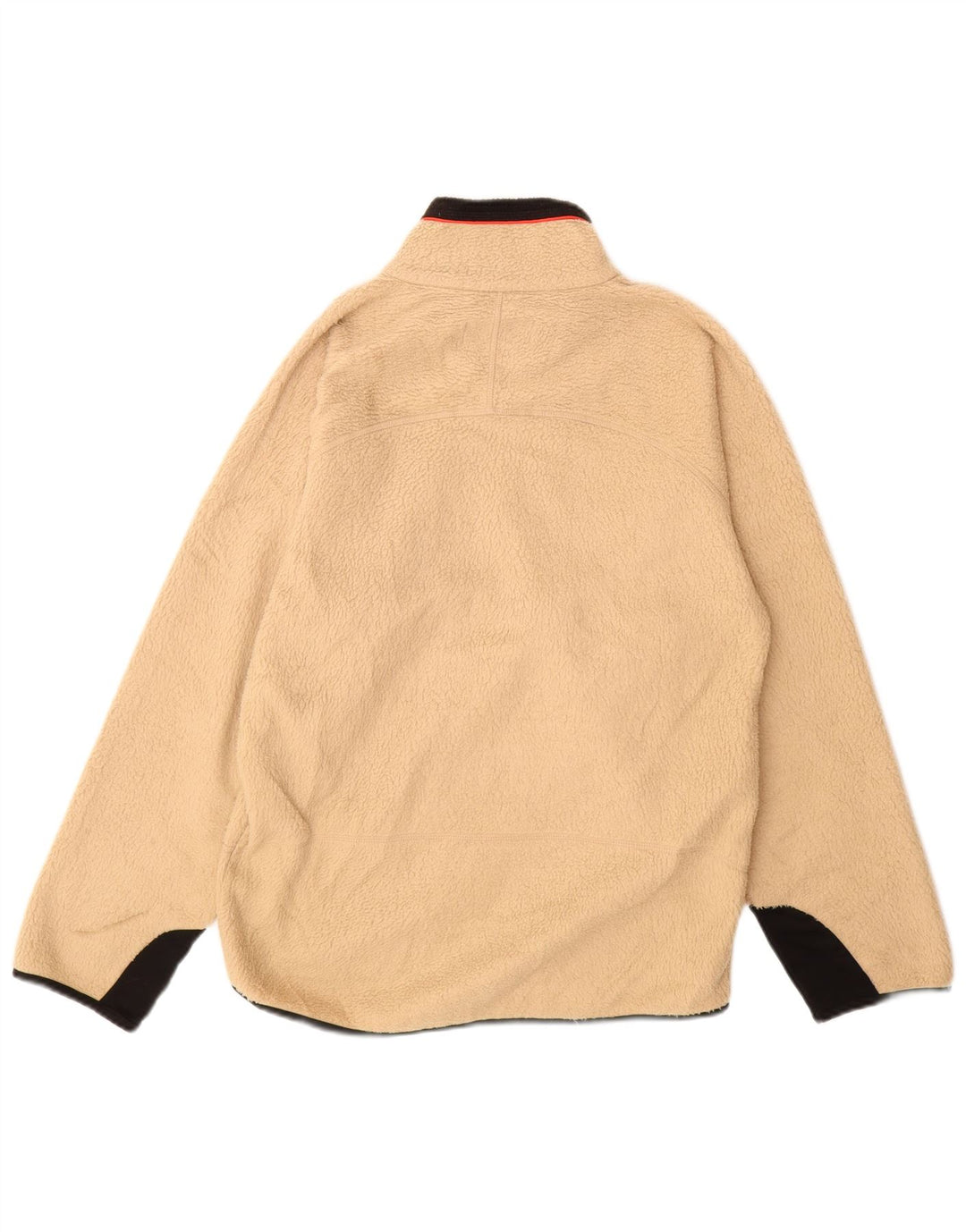 Fila Herre Italia Fleecejakke UK 36 Small Beige Colourblock Polyester