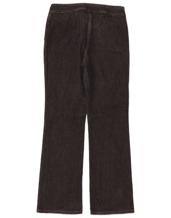 Trussardi Blugi Bootcut pentru femei W30 L32 bumbac negru