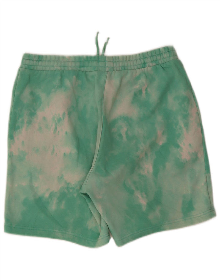 Adidas Mens Sport Shorts Medium Green Tie Dye Cotton