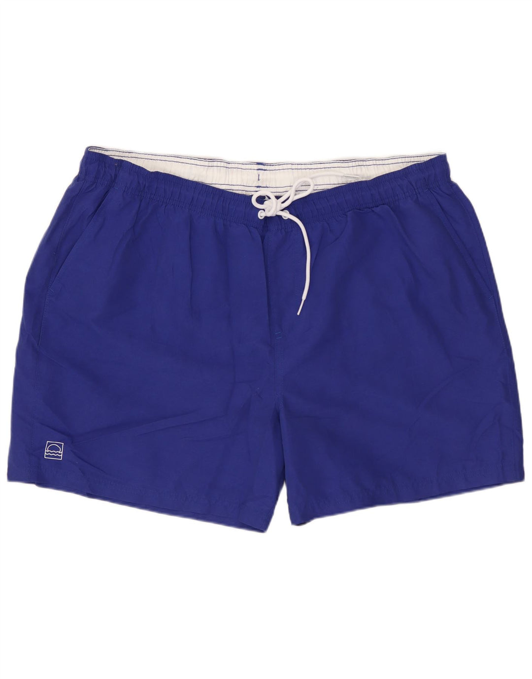 MARKS & SPENCER Mens Swimming Shorts 2XL  Blue Polyester