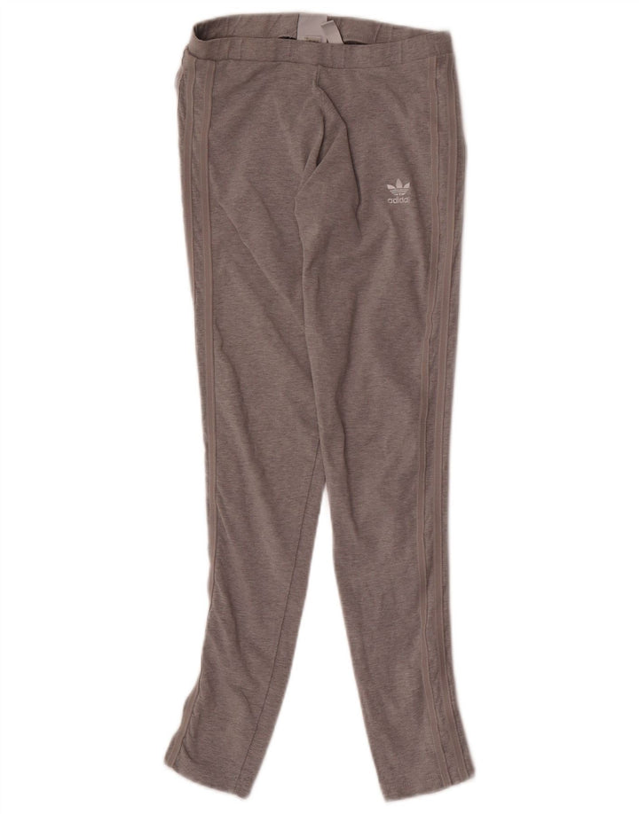 Adidas Damen Leggings UK 8 Small Grau