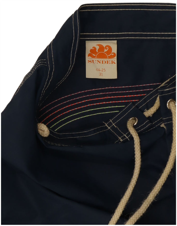 Sundek Mens Swimming Shorts Medium Navy Blue