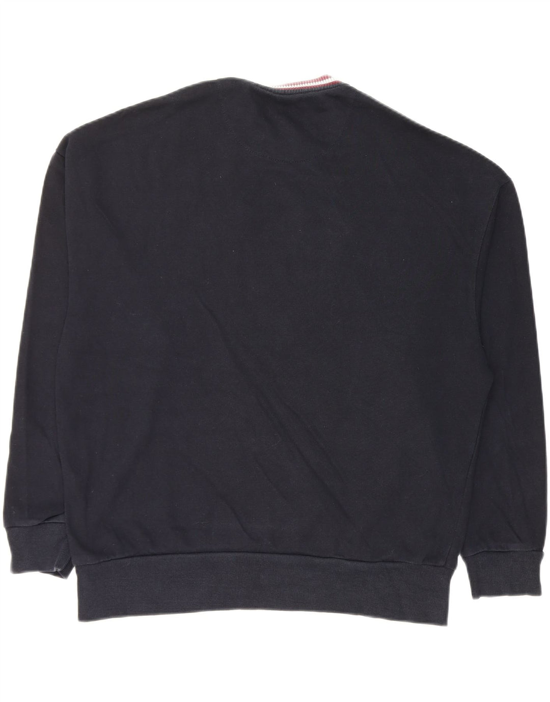 Zara Mens Graphic Sweatshirt Jumper Medium Navy Blue Cotton