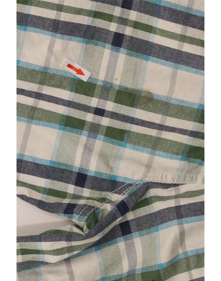 ZONE Mens Cargo Shorts IT 46 Small W32  Multicoloured Check Cotton