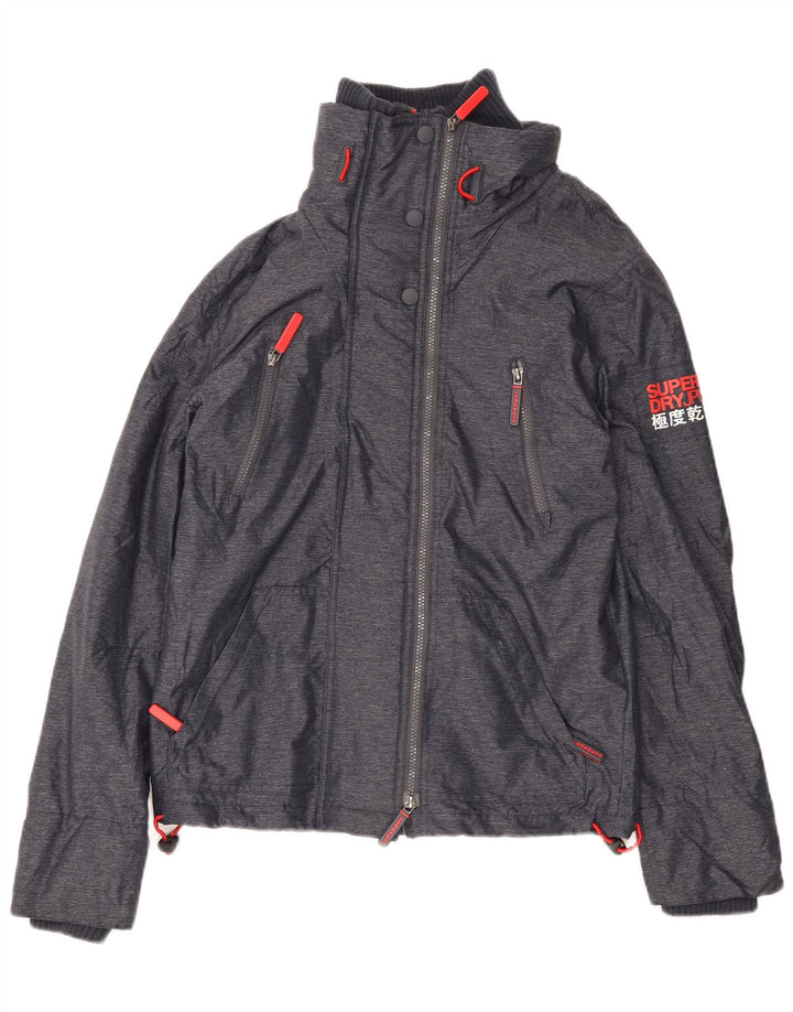 Giacca a vento Windtrekker da donna Superdry UK 10 Small Nylon blu navy