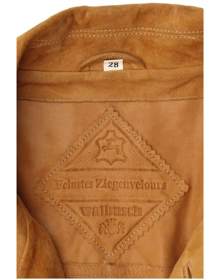 Jachetă pentru bărbați WALBUSCH UK 42 XL din piele maro